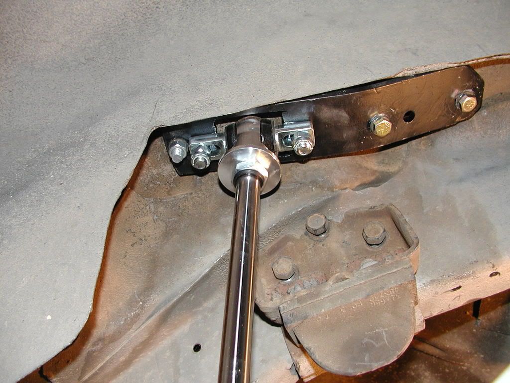 Rear shock relocation Nova Tech